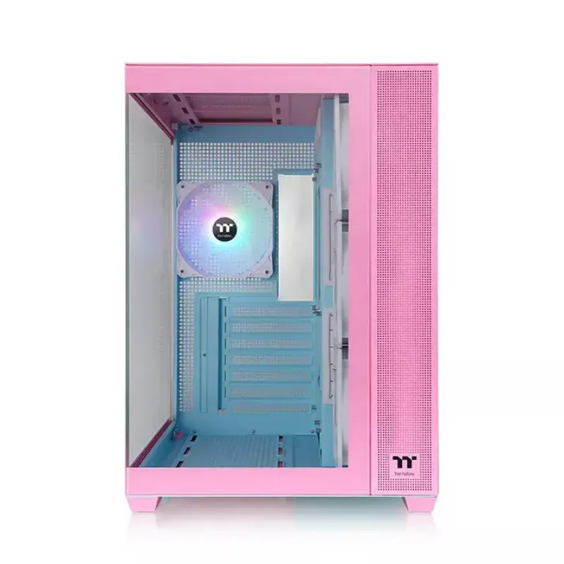 Thermaltake View 380 TG ARGB Midi Tower kompiuterio korpusas, rožinis (Bubble Pink)