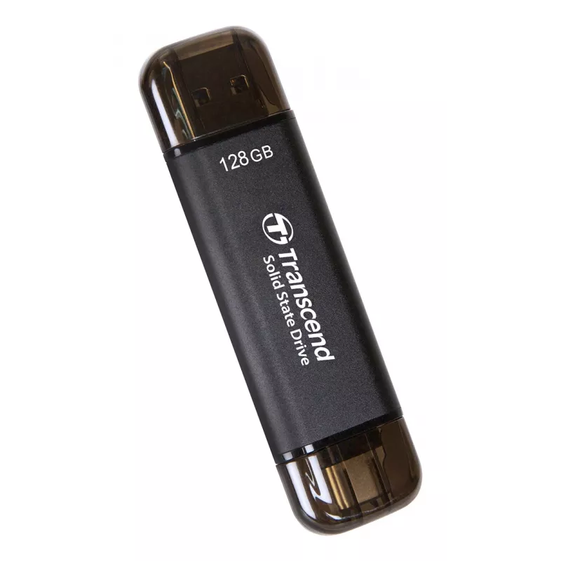TRANSCEND ESD310C - 128GB nešiojamas SSD diskas - USB Type-A / USB Type-C