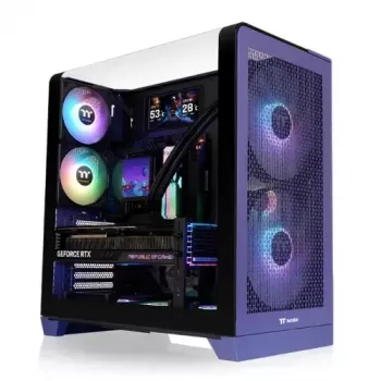 Kompiuterio korpusas Thermaltake CA-11F-00MNWN-00 Midi Tower mėlynas, PS2 palaikymas