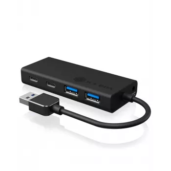 ICY BOX IB-HUB1426-U3 USB 3.2 Gen 1 USB-A 5000 Mbit/s juodas