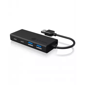 ICY BOX IB-HUB1426-U3 USB 3.2 Gen 1 USB-A 5000 Mbit/s juodas