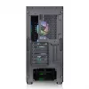 THERMALTAKE Versa T27 TG ARGB – Juodas vidutinis bokštas su grūdintu stiklu ir ARGB ventiliatoriais