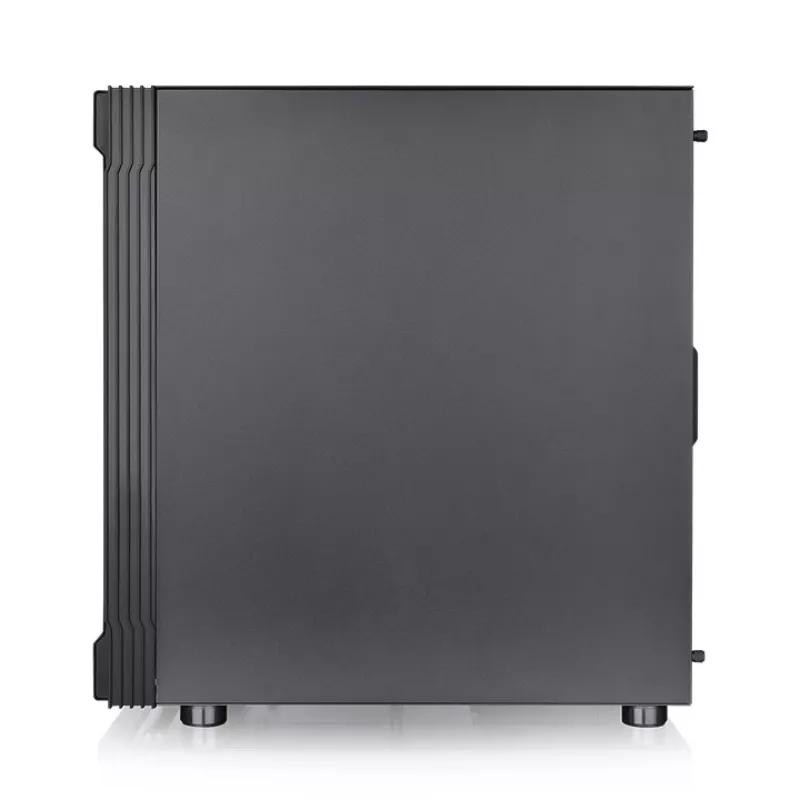 THERMALTAKE Versa T27 TG ARGB – Juodas vidutinis bokštas su grūdintu stiklu ir ARGB ventiliatoriais