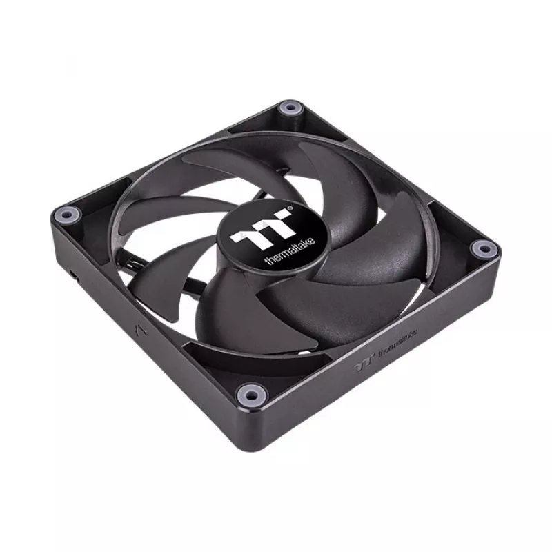 THERMALTAKE CT120 12cm PC ventiliatorius - Juodas - 2 vnt. pakuotė