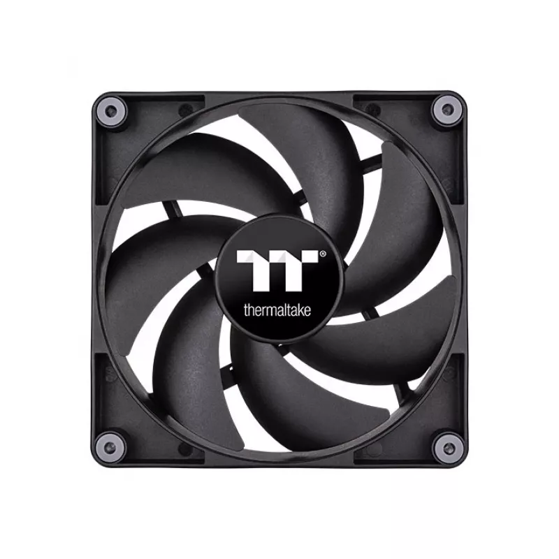 THERMALTAKE CT120 12cm PC ventiliatorius - Juodas - 2 vnt. pakuotė