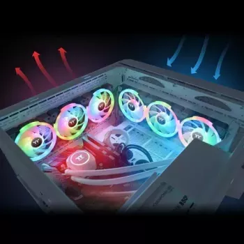 Aušintuvas Thermaltake SWAFAN EX14 RGB 140 mm PC ventiliatorius