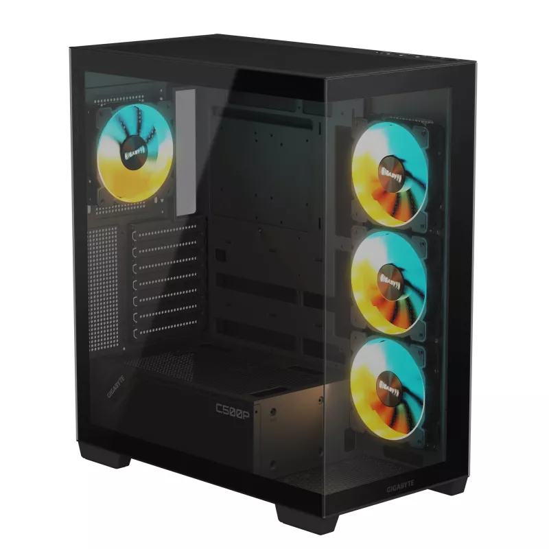 GIGABYTE C500 PANORAMIC STEALTH Midi Tower Juodas