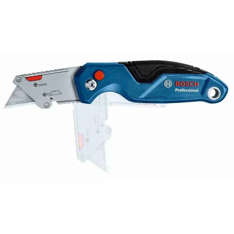 Bosch 1 600 A02 7M4 universalus peilis mėlynas, nerūdijantis plienas, sulankstomas ašmenų peilis