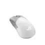 ASUS ROG Gladius III Wireless Aimpoint White pelė, skirta dešinei rankai, RF belaidis + Bluetooth + USB Type-A, optinė 36000 DPI