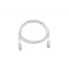 Equip USB 3.2 Gen 2 laidas Type-C į Type-C, vyriškas/vyriškas, 0,5 m, 5A, sidabrinis/baltas