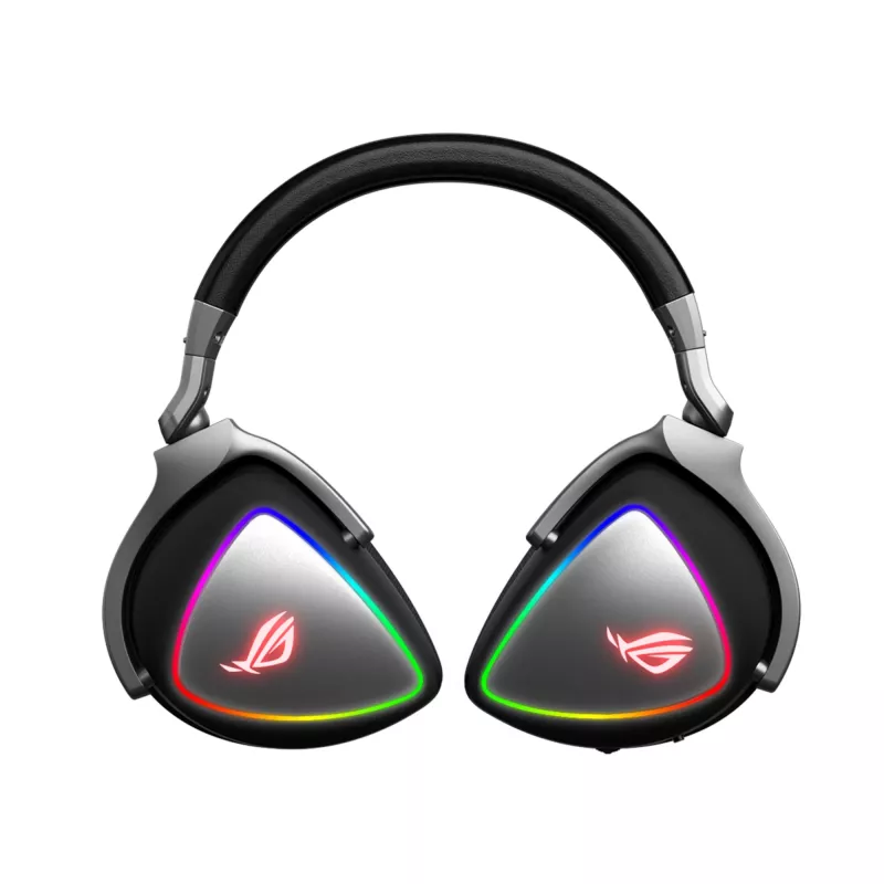 Ausinės ASUS ROG Delta, laidinės, ant galvos, žaidimams, juodos