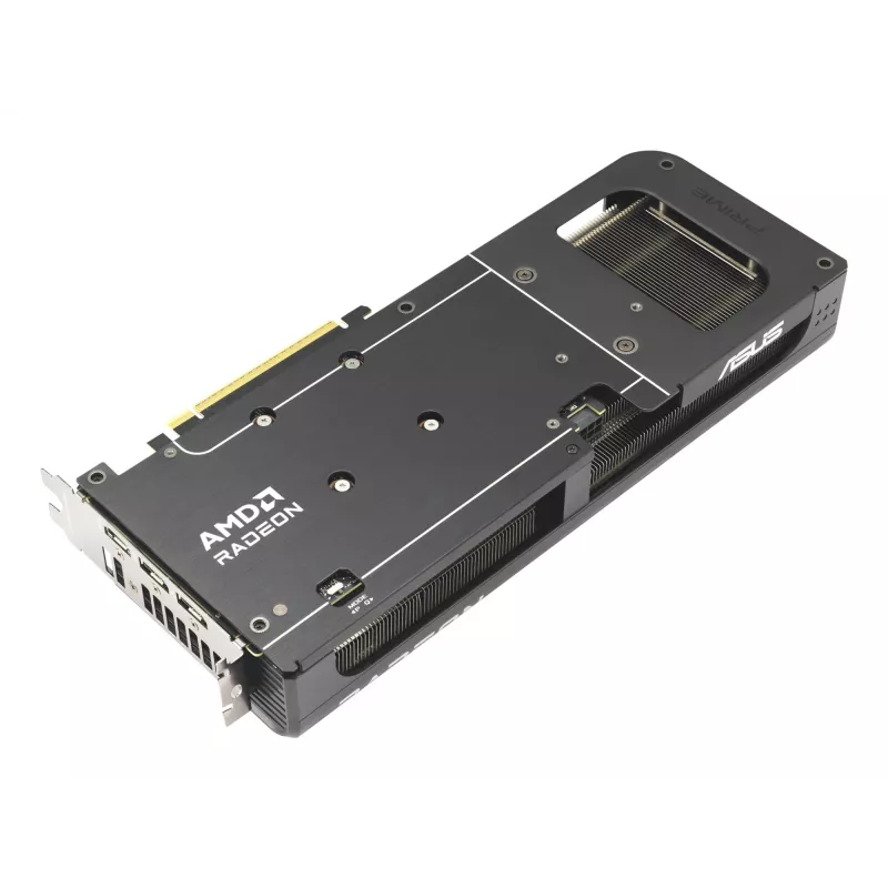 Vaizdo plokštė ASUS Prime Radeon RX 9060 XT 16 GB GDDR6, PCIe 5.0, 128 bitų, 3 ventiliatoriai, 2,5 lizdo