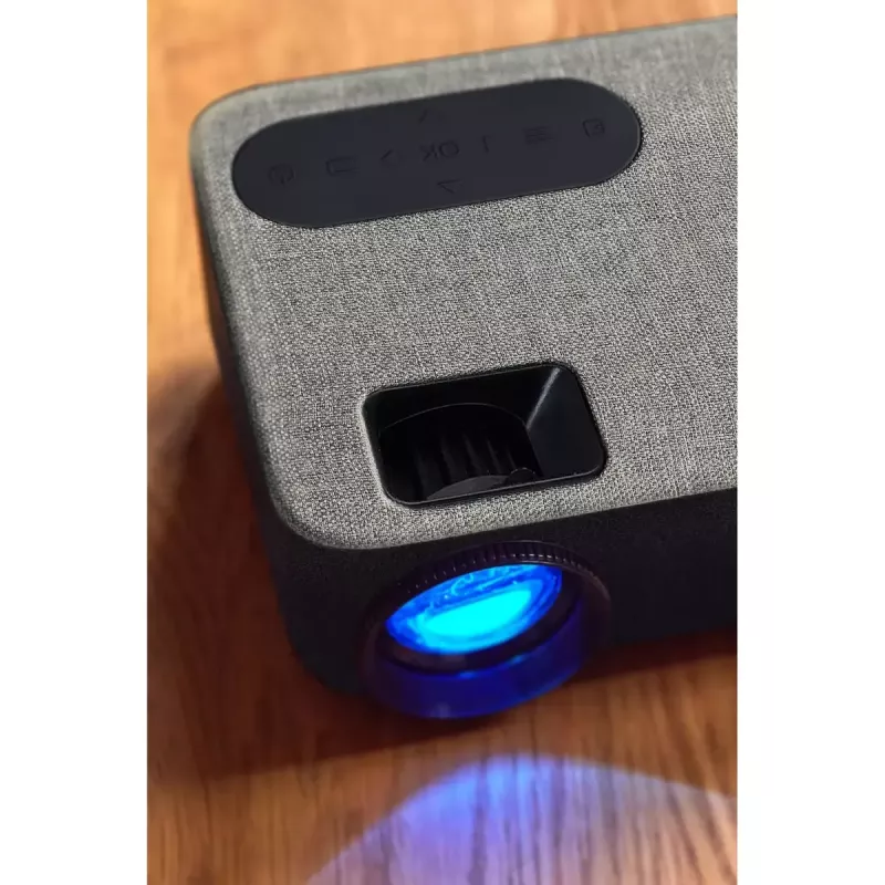 Nešiojamas LED projektorius Lenco LPJ-700BKGY, 1080p, 4000 liumenų, juodas