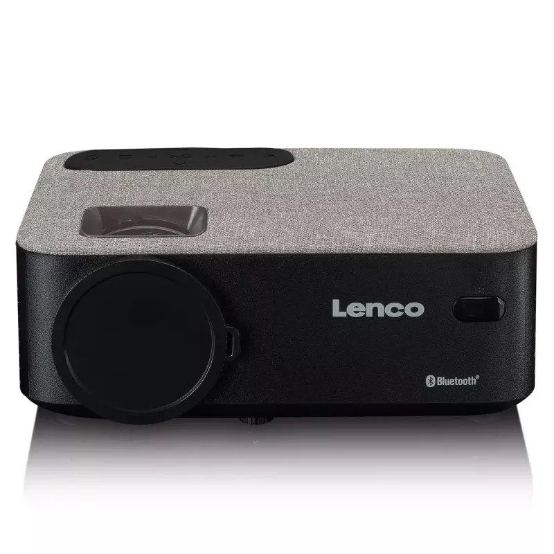 Nešiojamas LED projektorius Lenco LPJ-700BKGY, 1080p, 4000 liumenų, juodas