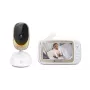 Vaizdo stebėjimo kamera Motorola VM85 CONNECT — 5 colių TFT ekranas, 480×272, 300 m atstumas, 2× skaitmeninis priartinimas, 2,4 GHz Wi‑Fi/FHSS, dvipusis garsas, balta