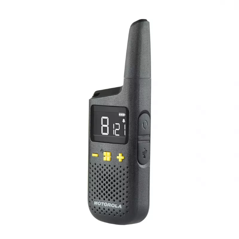 Motorola XT185 racija 16 kanalų 446.00625 - 446.19375 MHz Juoda