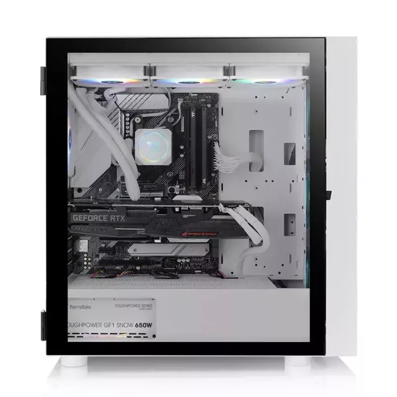 PC korpusas Thermaltake H570 TG ARGB Midi Tower Baltas