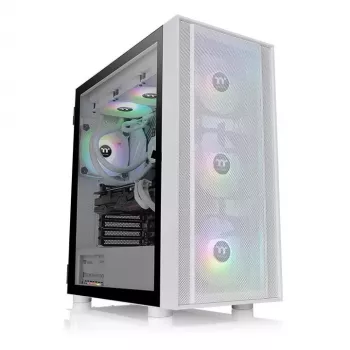 PC korpusas Thermaltake H570 TG ARGB Midi Tower Baltas