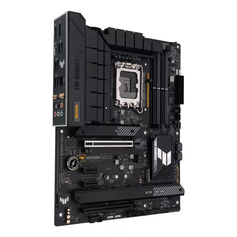 Motininė plokštė ASUS TUF GAMING H770-PRO WIFI — Intel H770, LGA 1700, ATX, DDR5, 4x DIMM, 128 GB, Wi‑Fi 6, 2,5 Gb LAN, 4x M.2