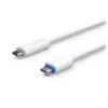 PoE adapteris UBIQUITI UACC-ADAPTER-POE-USBC – 48V įvadas, 5V 0,25A išvadas, kompaktiškas 30,4×30,4×95mm, baltas