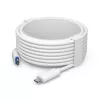 PoE adapteris UBIQUITI UACC-ADAPTER-POE-USBC – 48V įvadas, 5V 0,25A išvadas, kompaktiškas 30,4×30,4×95mm, baltas
