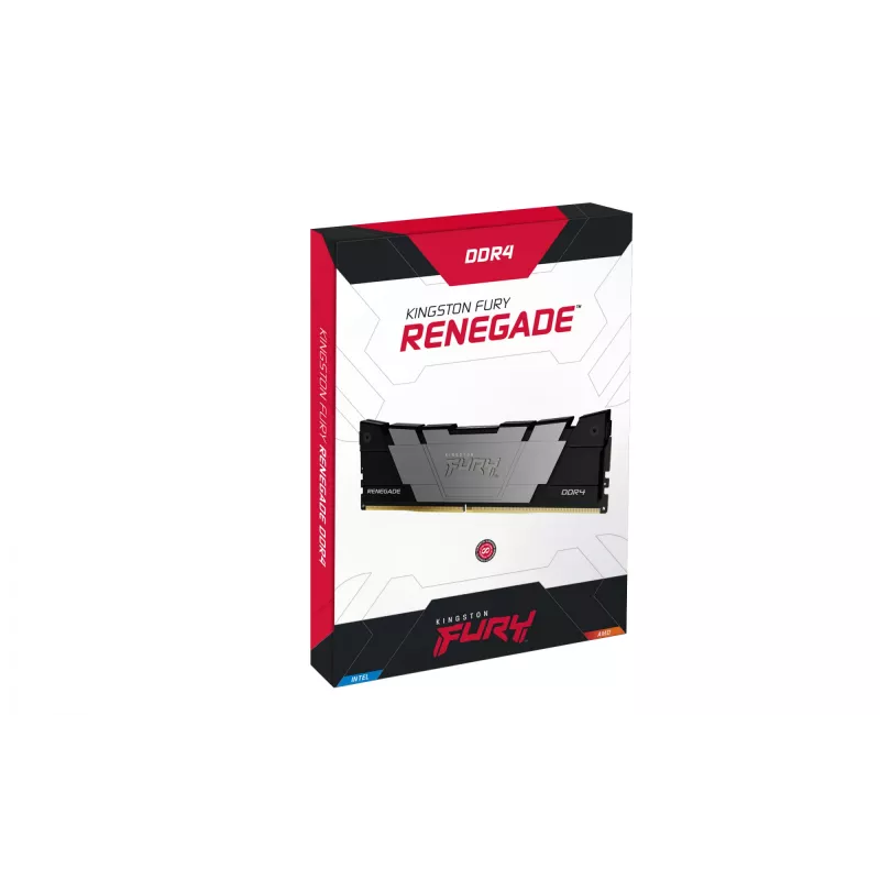 Kingston FURY 32GB (2x16GB) 3600MT/s DDR4 CL16 Renegade juoda