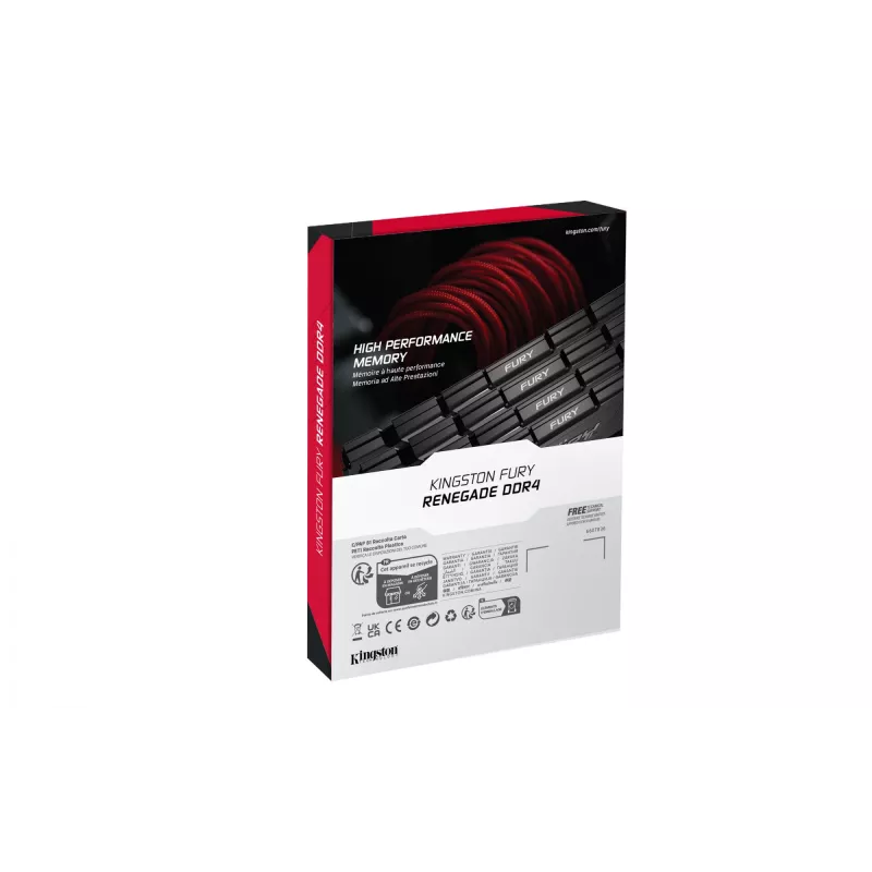 Kingston FURY 32GB (2x16GB) 3600MT/s DDR4 CL16 Renegade juoda