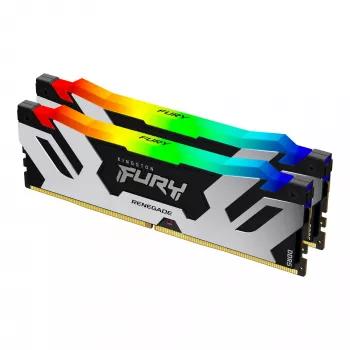 Kingston FURY 32GB (2x16GB) DDR5 6400MHz CL32 Renegade RGB atminties rinkinys