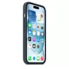 Apple iPhone 15 Silikoninis dėklas su MagSafe Storm Blue