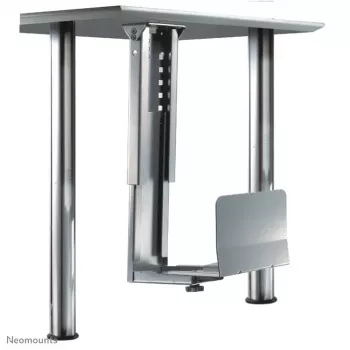 Neomounts CPU-D200SILVER laikiklis kompiuteriui po stalu - universalus, iki 30 kg, sidabrinis