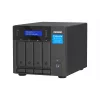 QNAP TVS-H474 bokštinis NAS Intel® Pentium® G7400 8 GB DDR4 0 TB QuTS hero juodas