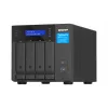 QNAP TVS-H474 bokštinis NAS Intel® Pentium® G7400 8 GB DDR4 0 TB QuTS hero juodas