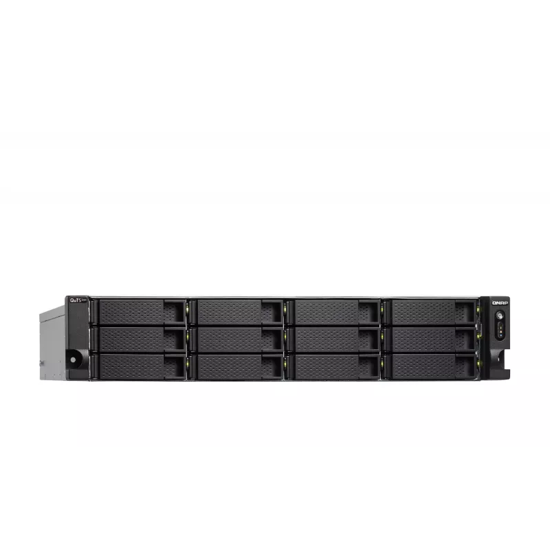 QNAP TS-H1886XU-RP-R2 NAS stelažinis (3U) Intel® Xeon® D D-1622 32 GB DDR4 0 TB QuTS hero juoda, pilka