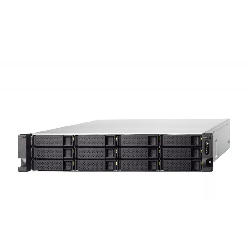QNAP TS-H1886XU-RP-R2 NAS stelažinis (3U) Intel® Xeon® D D-1622 32 GB DDR4 0 TB QuTS hero juoda, pilka