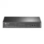 TP-Link TL-SF1008LP tinklo jungiklis, nevaldomas, Fast Ethernet (10/100), Power over Ethernet (PoE), juodas