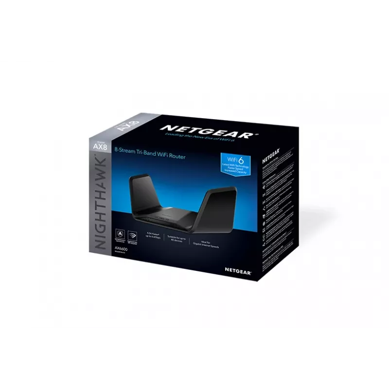 Stalinis maršrutizatorius NETGEAR Nighthawk RAX70 trijų juostų Wi-Fi 6
