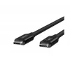 BELKIN USB4 kabelis USB-C / USB-C 40 Gbit/s 100W 0,8m juodas