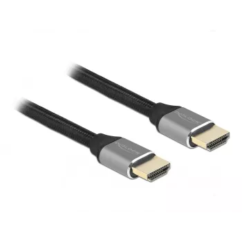 DELOCK Ultra High Speed HDMI laidas - A kištukas / A kištukas - 48 Gbps 8K 60 Hz - 3 m - Pilka