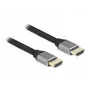 DELOCK Ultra High Speed HDMI laidas - A kištukas / A kištukas - 48 Gbps 8K 60 Hz - 3 m - Pilka