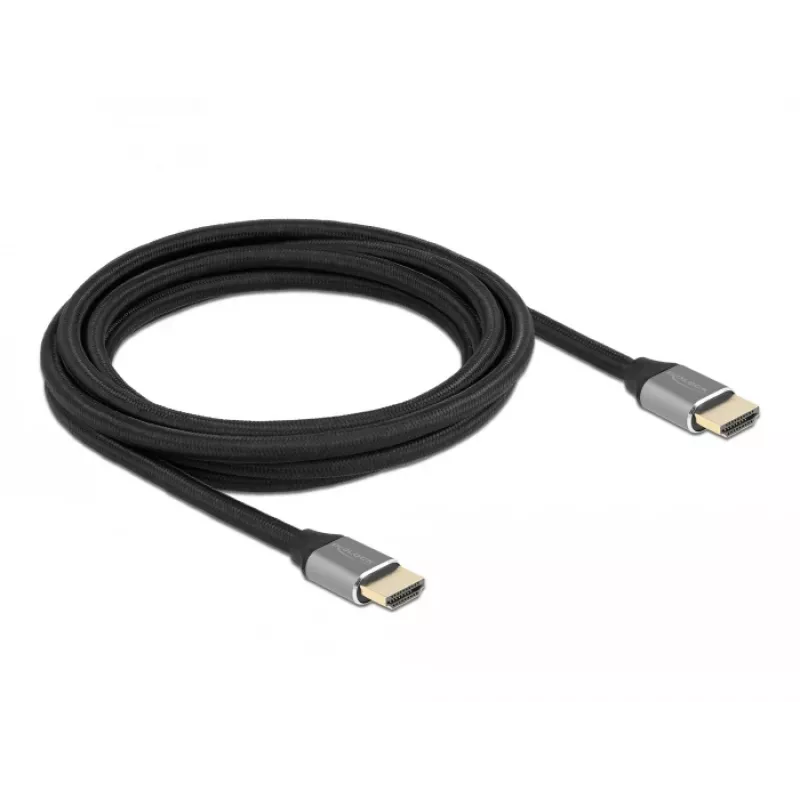 DELOCK Ultra High Speed HDMI laidas - A kištukas / A kištukas - 48 Gbps 8K 60 Hz - 3 m - Pilka