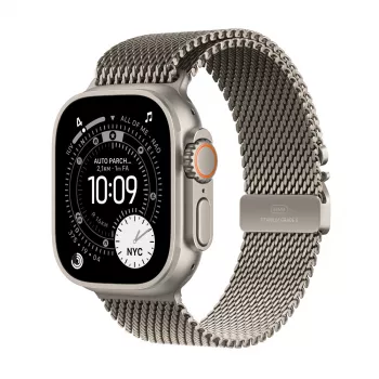 APPLE Watch Ultra 3 (2025) 5G 49mm Natūralaus Titano Korpusas Su Natūralaus Titano „Milanese Loop“ Juosta S