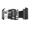be quiet! Silent Base 601 Window Midi Tornas Juodas
