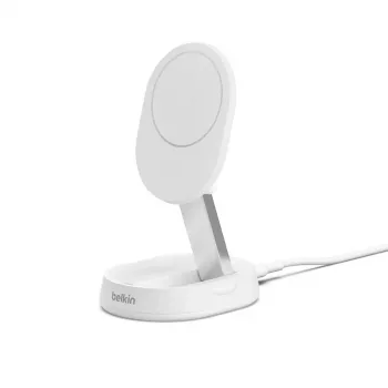 BELKIN Wireless Charging Stand - BoostCharge Pro - Qi2 15W - Baltas