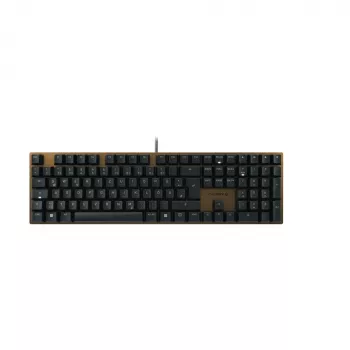 CHERRY KC 200 MX mechaninė klaviatūra universal USB QWERTZ vokiška juoda, bronzinė