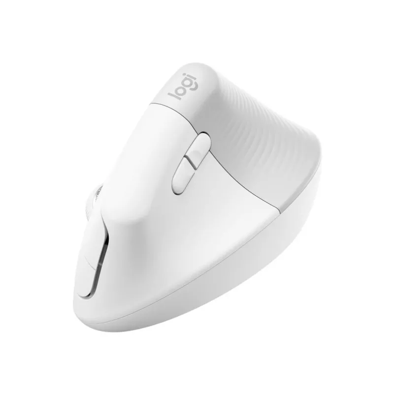LOGITECH belaidė vertikali pelė Lift for Business, dešinei rankai, šviesiai balta