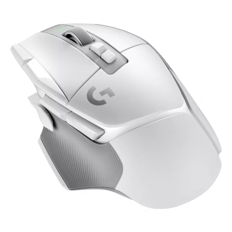 LOGITECH G502 X Lightspeed belaidė žaidimų pelė balta