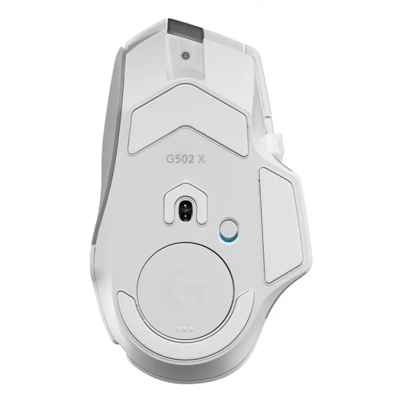 LOGITECH G502 X Lightspeed belaidė žaidimų pelė balta