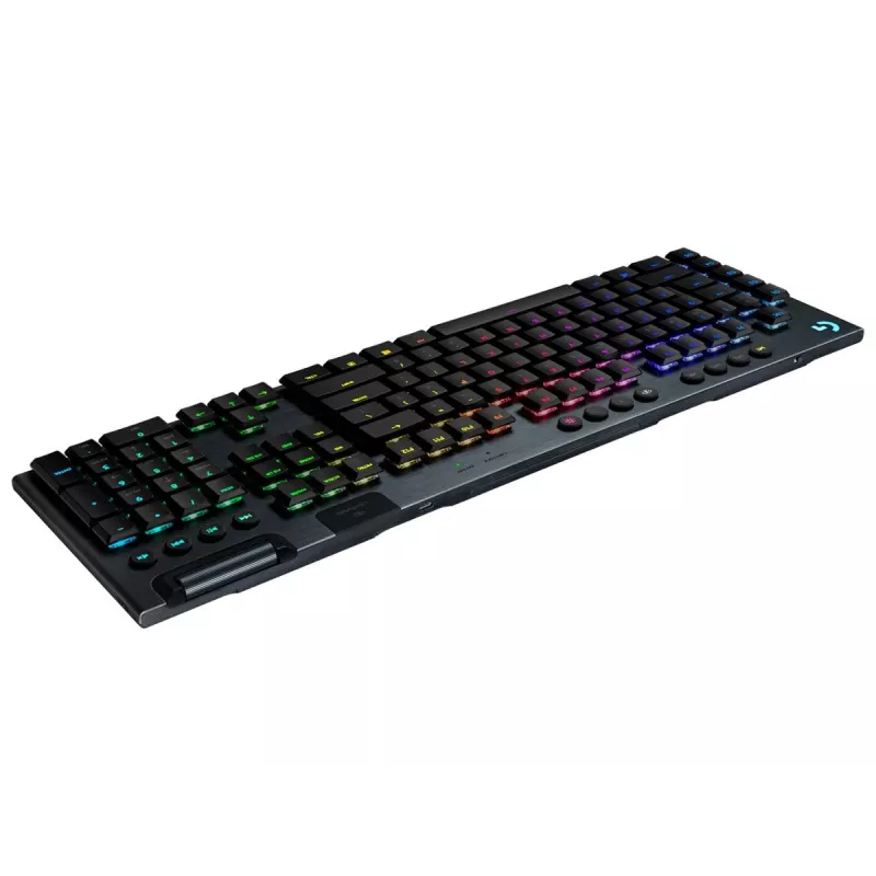 LOGITECH G915 Lightspeed belaidė RGB mechaninė žaidimų klaviatūra – juoda – Qwertz Deutsch – lietimo