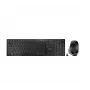 CHERRY DW 9500 SLIM belaidis klaviatūros ir pelės rinkinys, RF + Bluetooth, QWERTY anglų, juoda-pilka