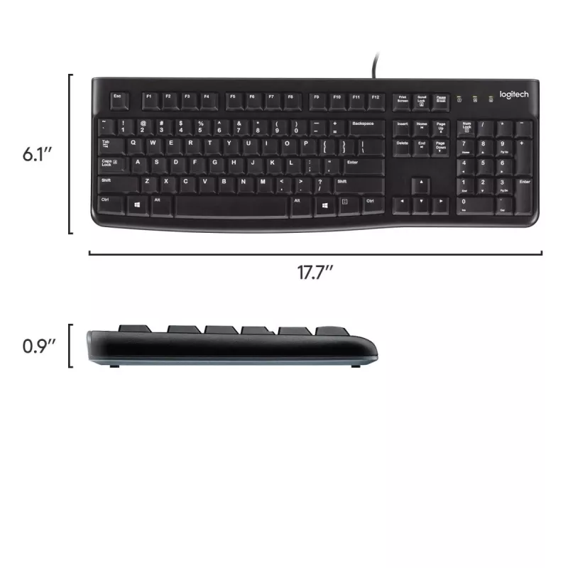 LOGITECH K120 klaviatūra - AZERTY Belgijos